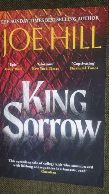 Paperback edition of Jo Hill's King Sorrow