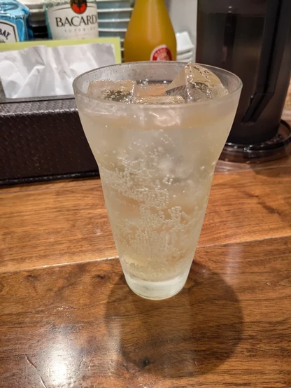 ハイボールのグラス