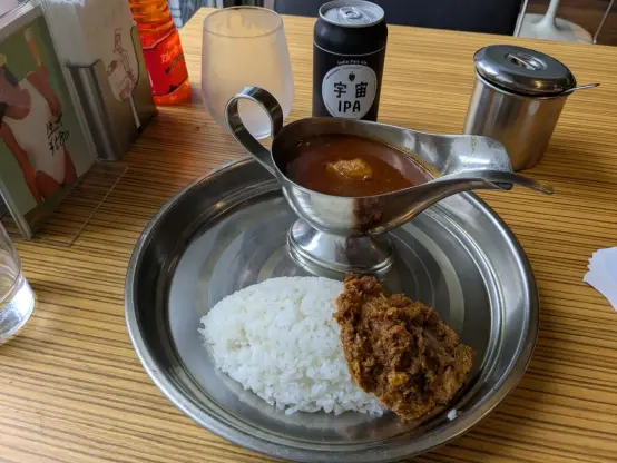 カレーのビールの写真
